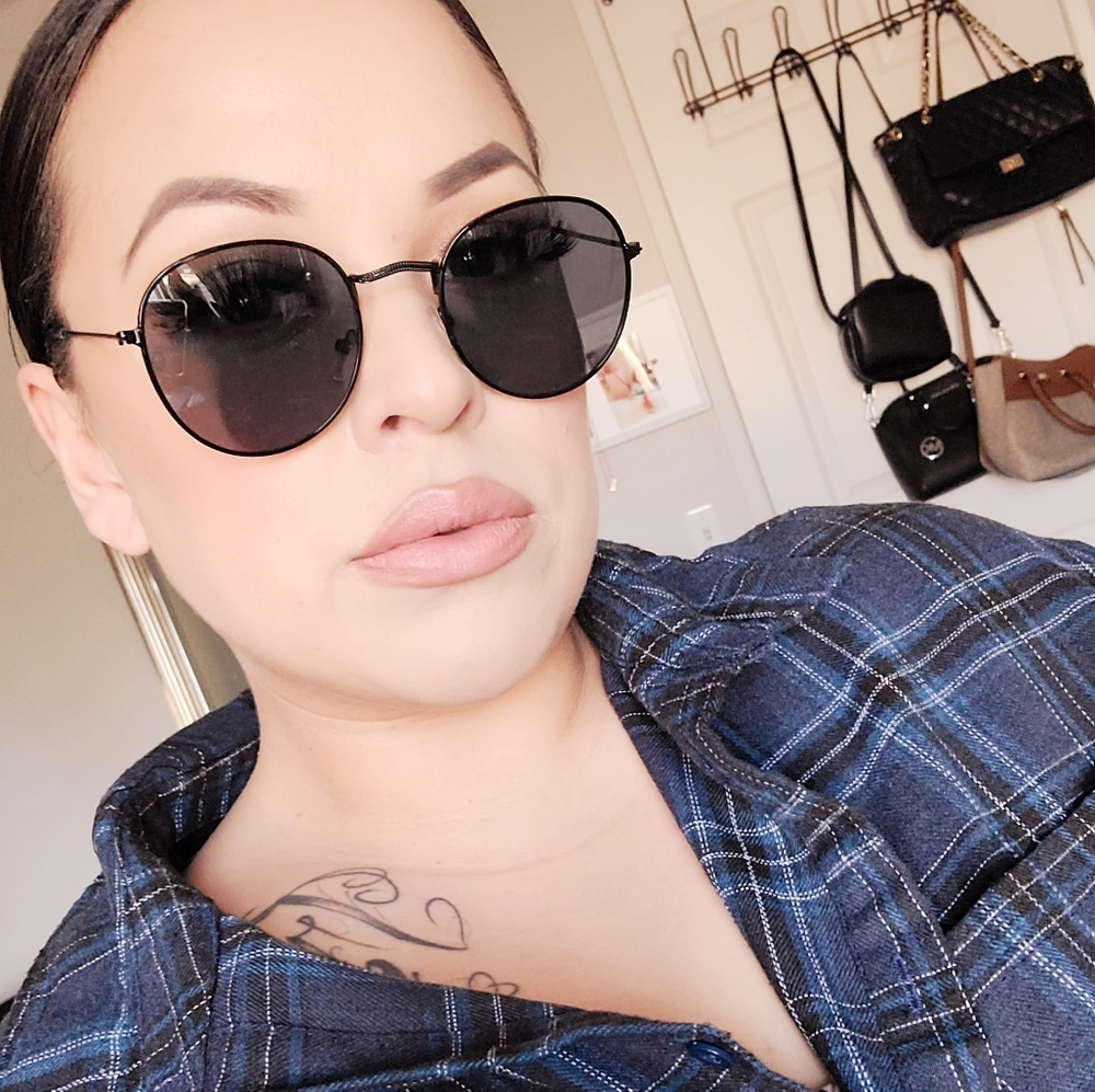 BLACK CIRCLE SUNGLASSES
